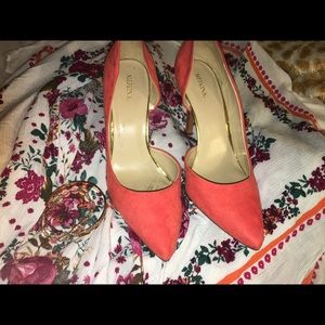 Orange Pointed Toe Merona Heels