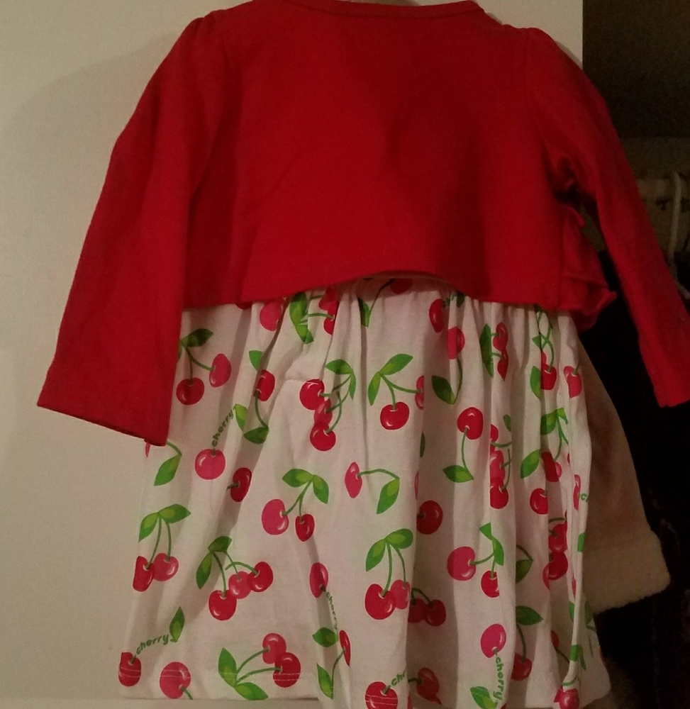 Red cherry dress