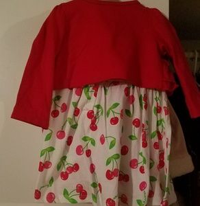Red cherry dress