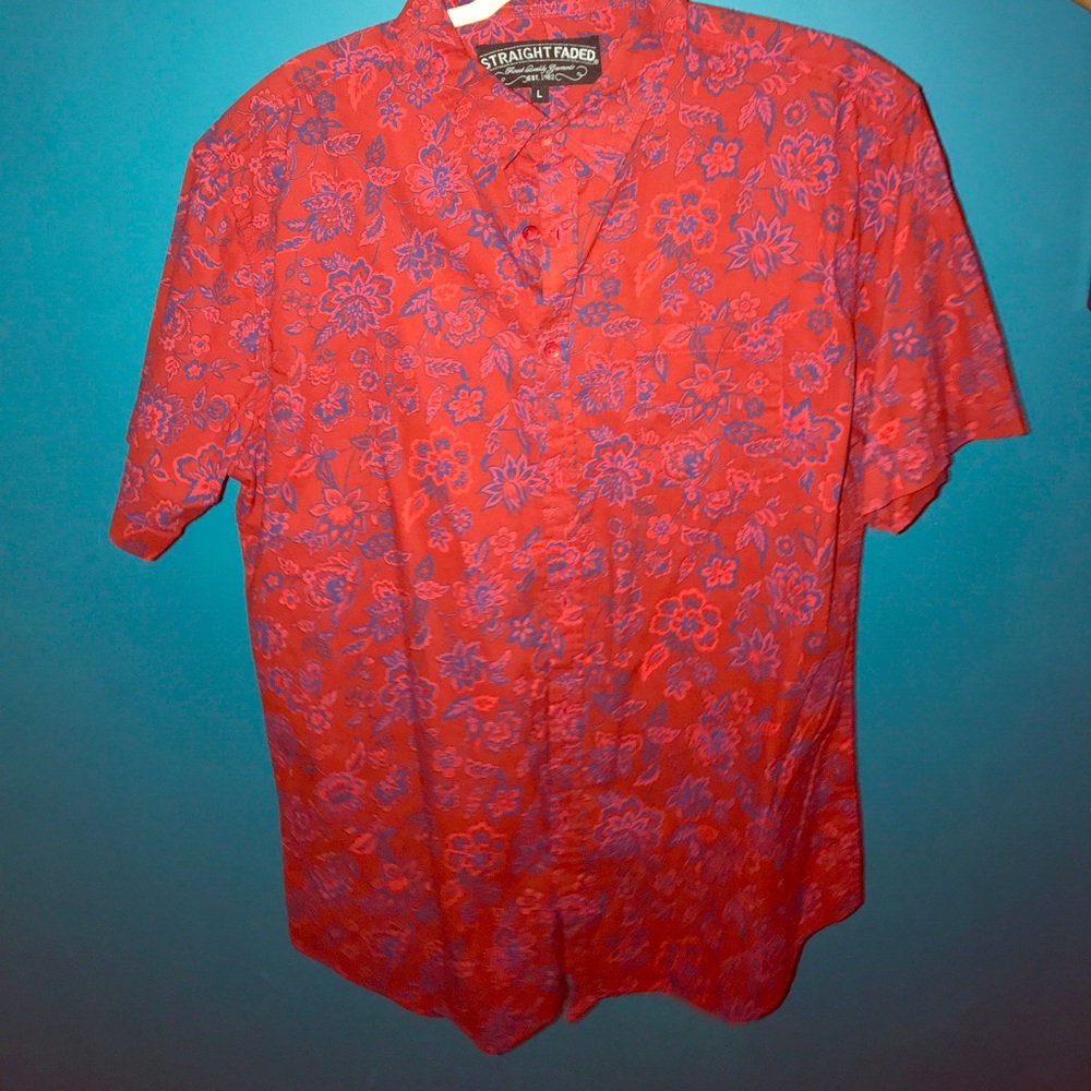 Bottom Up Floral Men's Shirt