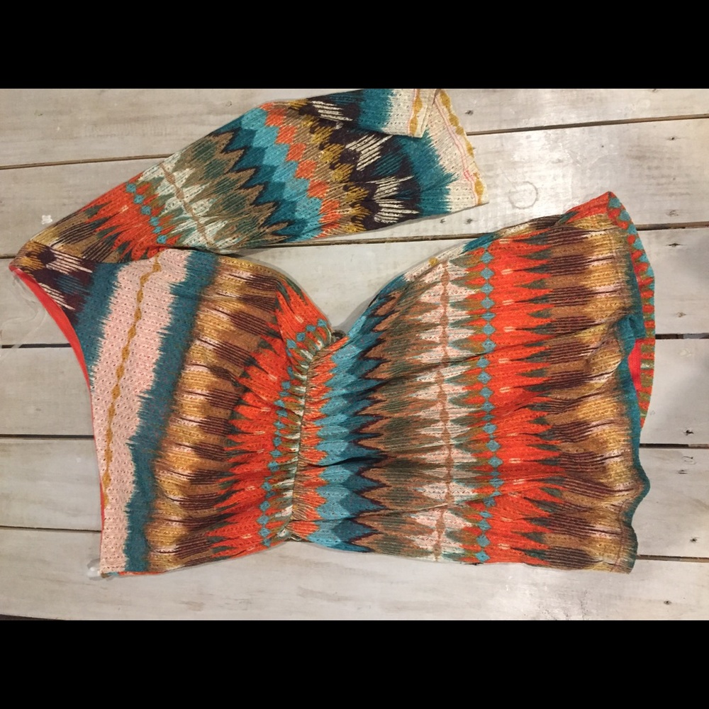 One shoulder, patterned dress