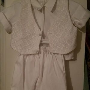 White christening outfit