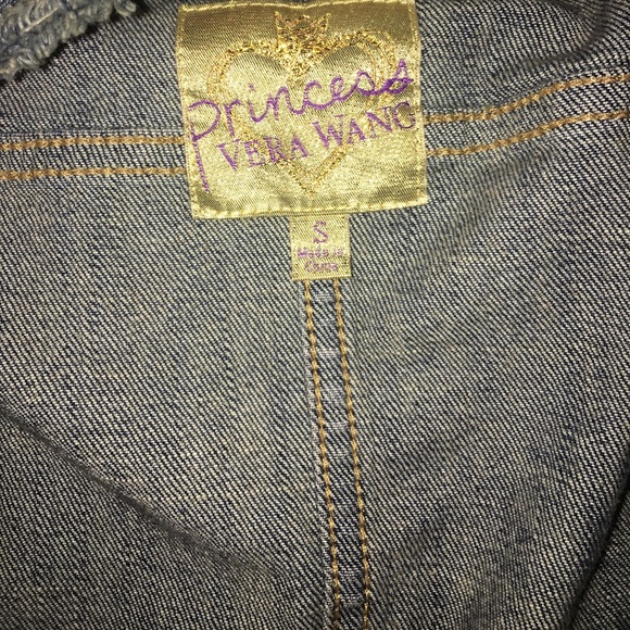 Denim pearl jacket from Vera Wang - Picture 3 of 3