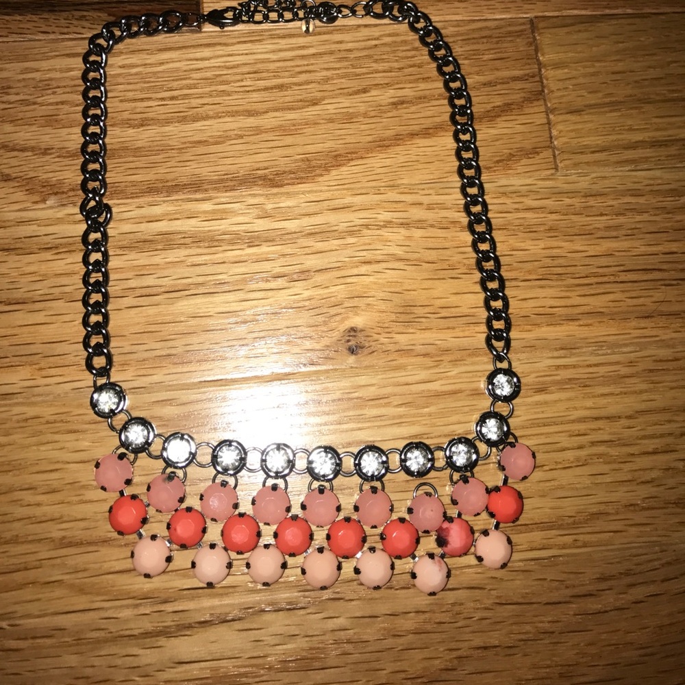 Cute pink statement necklace