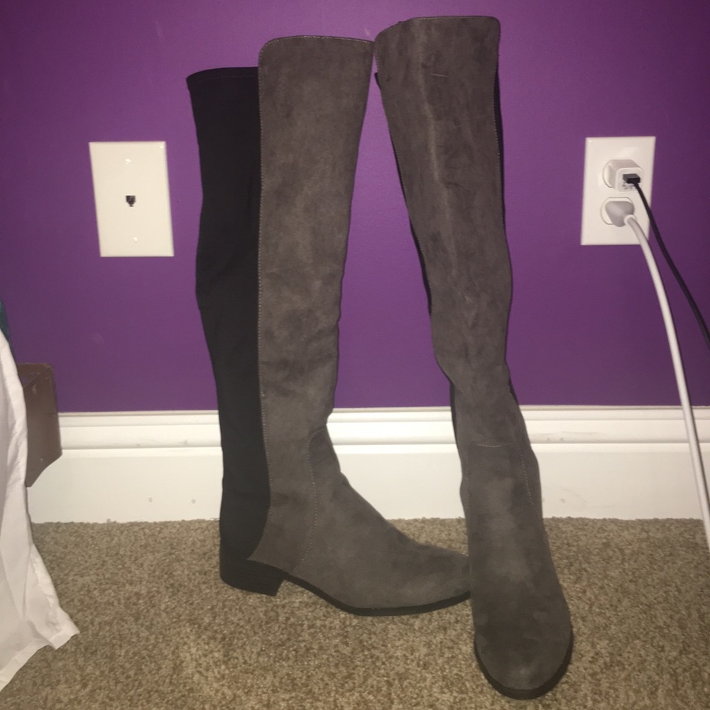 Over-the-Knee Suede Boots
