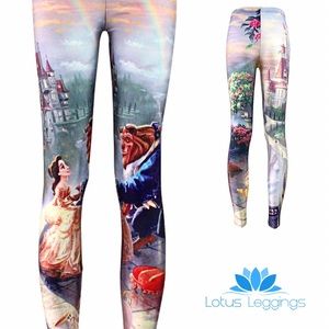 Beauty and the Beast tights