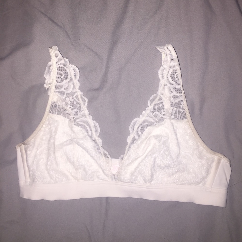 White bralette