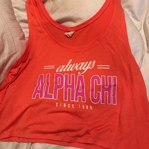 Alpha Chi Omega Boxy Tank