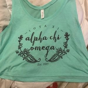 Alpha Chi Omega Boxy Tank