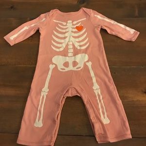 Glow-in-the-dark skeleton pajamas