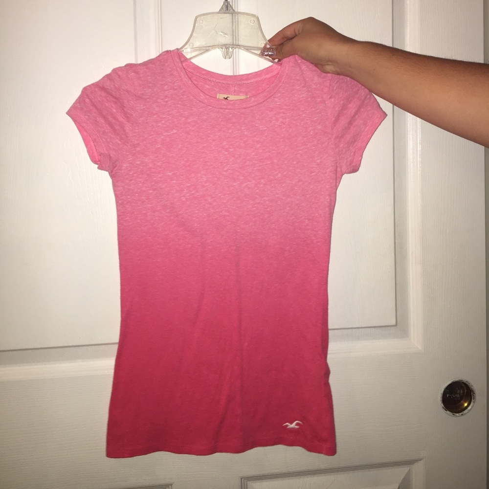 Pink gradient tee