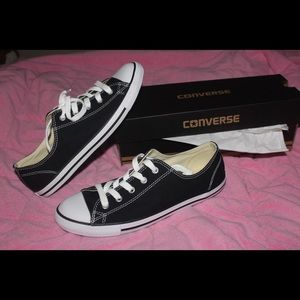 Brand new black converse!