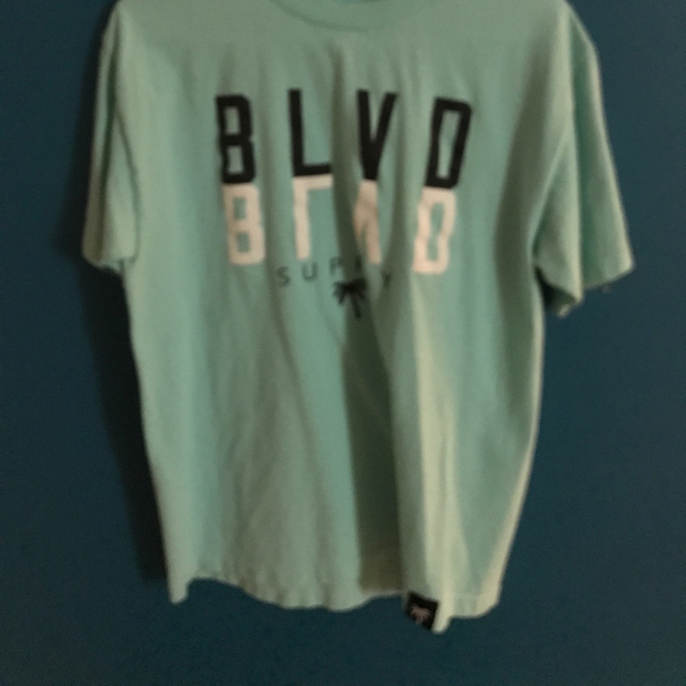 Teal BLVD men's shirt