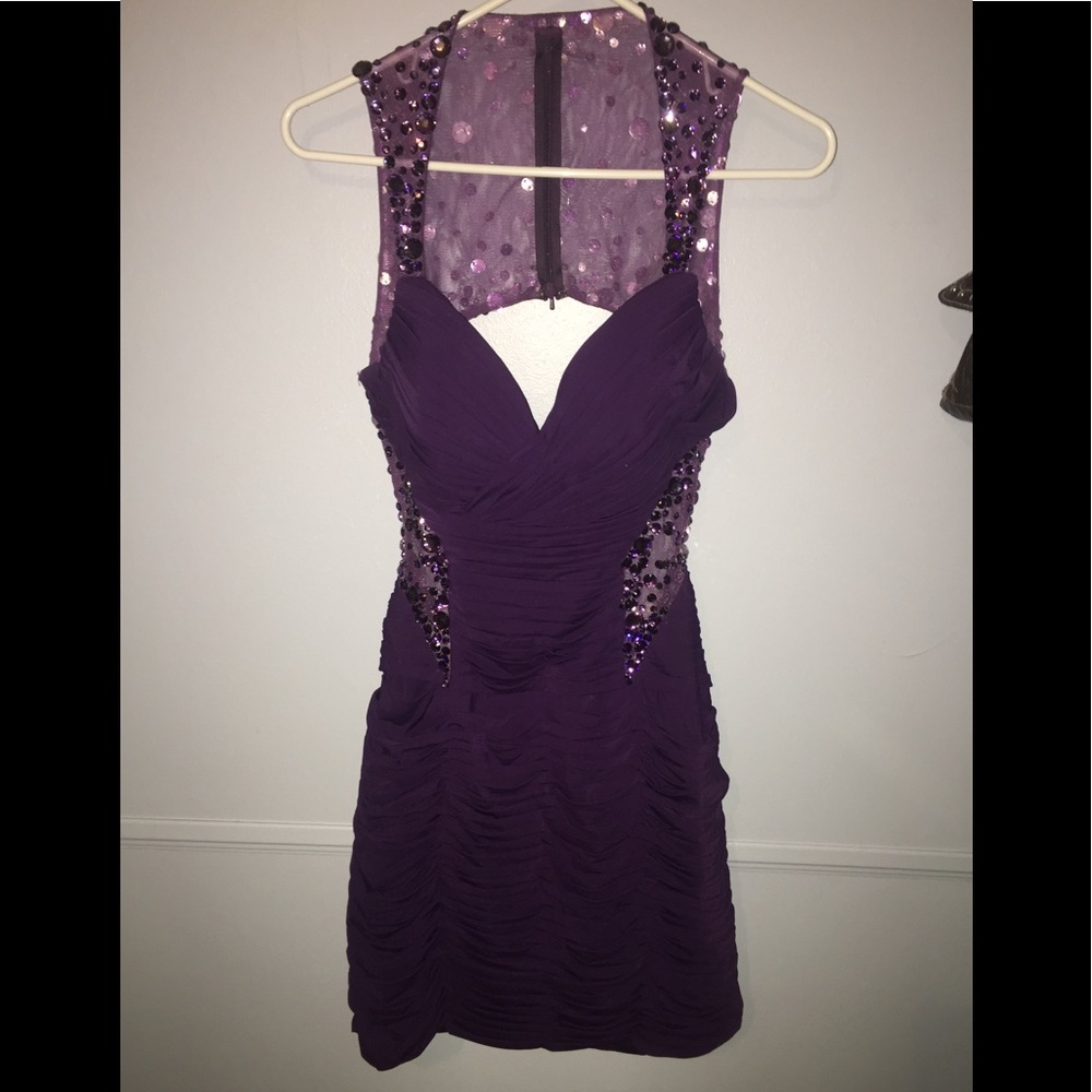 Purple prom dress