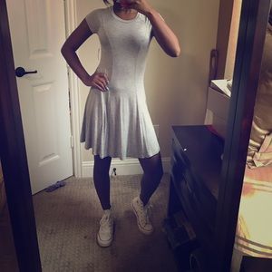 CHARLOTTE RUSSE Light Gray Dress