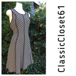 Massimo rebecchi black and white mini dress