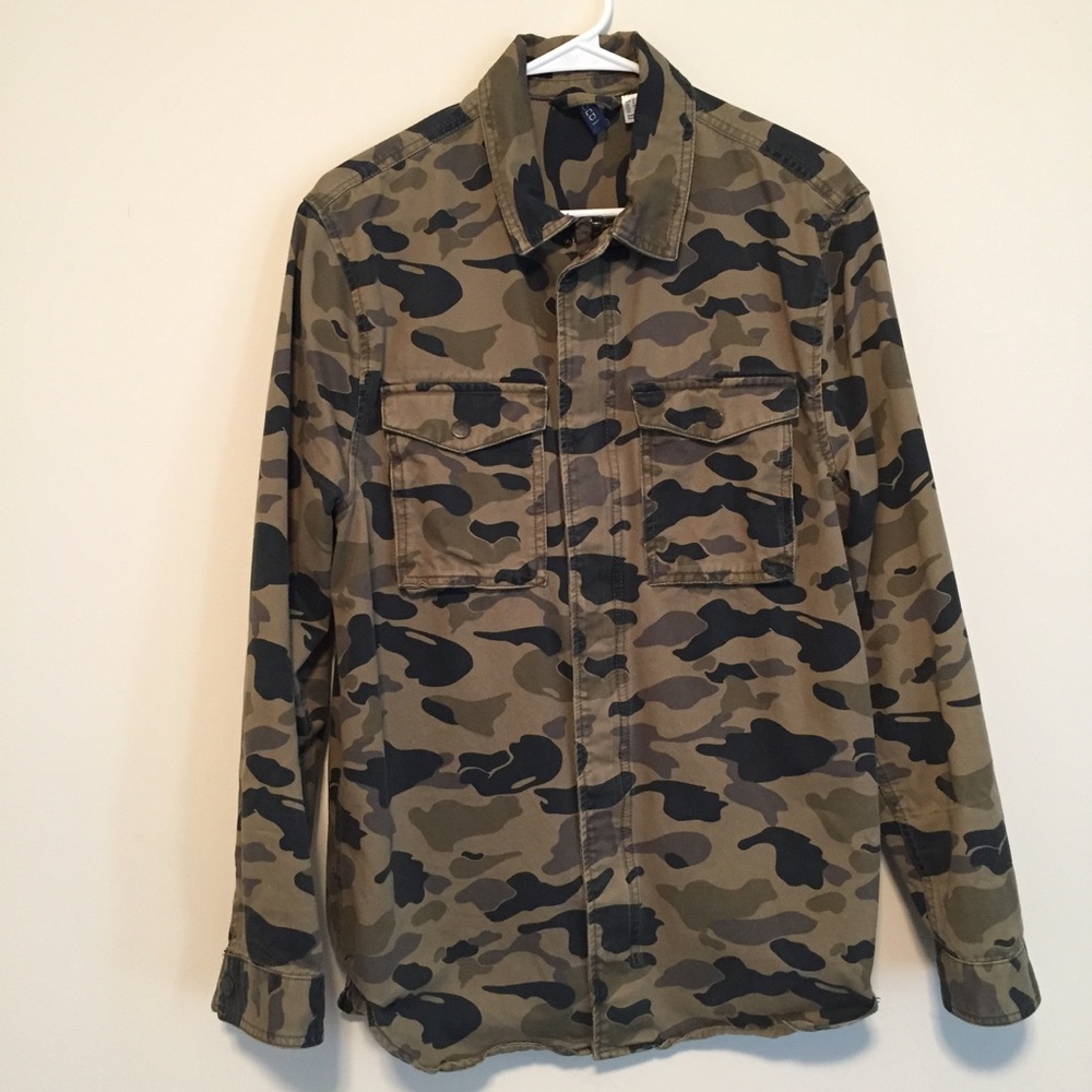 H&M Military Camo Jacket