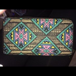 Tribal Print Wallet