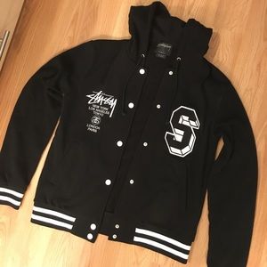 Stussy button up jacket