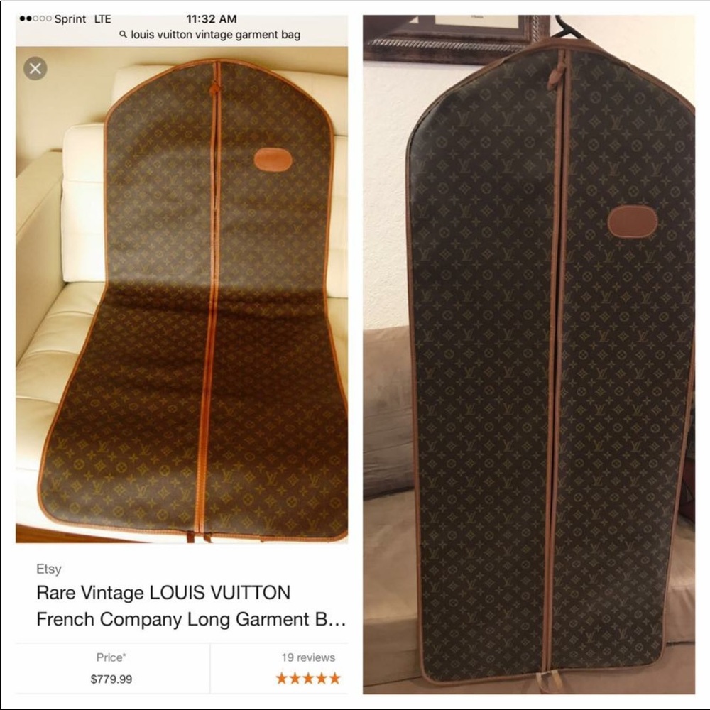 Rare Vintage Authentic Louis Vuitton Garment Bag!