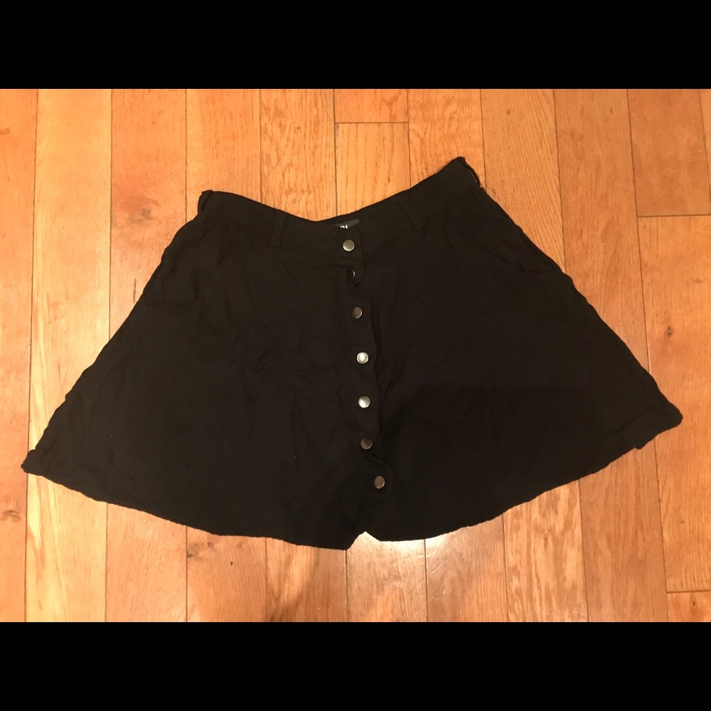 button up skirt