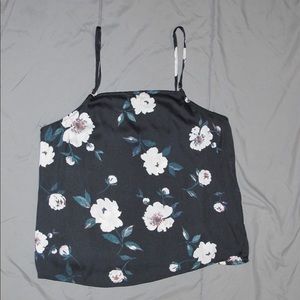 Never worn super cute halter cropped top