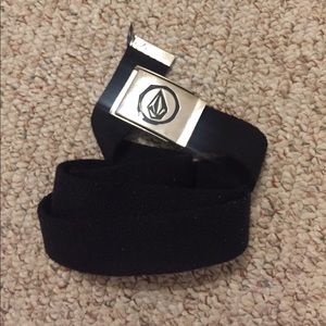 Black Canvas Volcom Belt