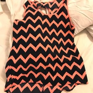 Boutique chevron tank top