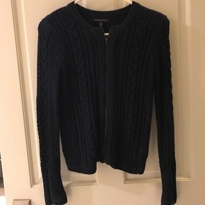 Navy Blue Knit Sweater