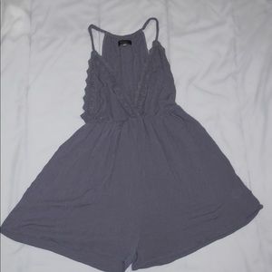 Very cute deep v cut romper