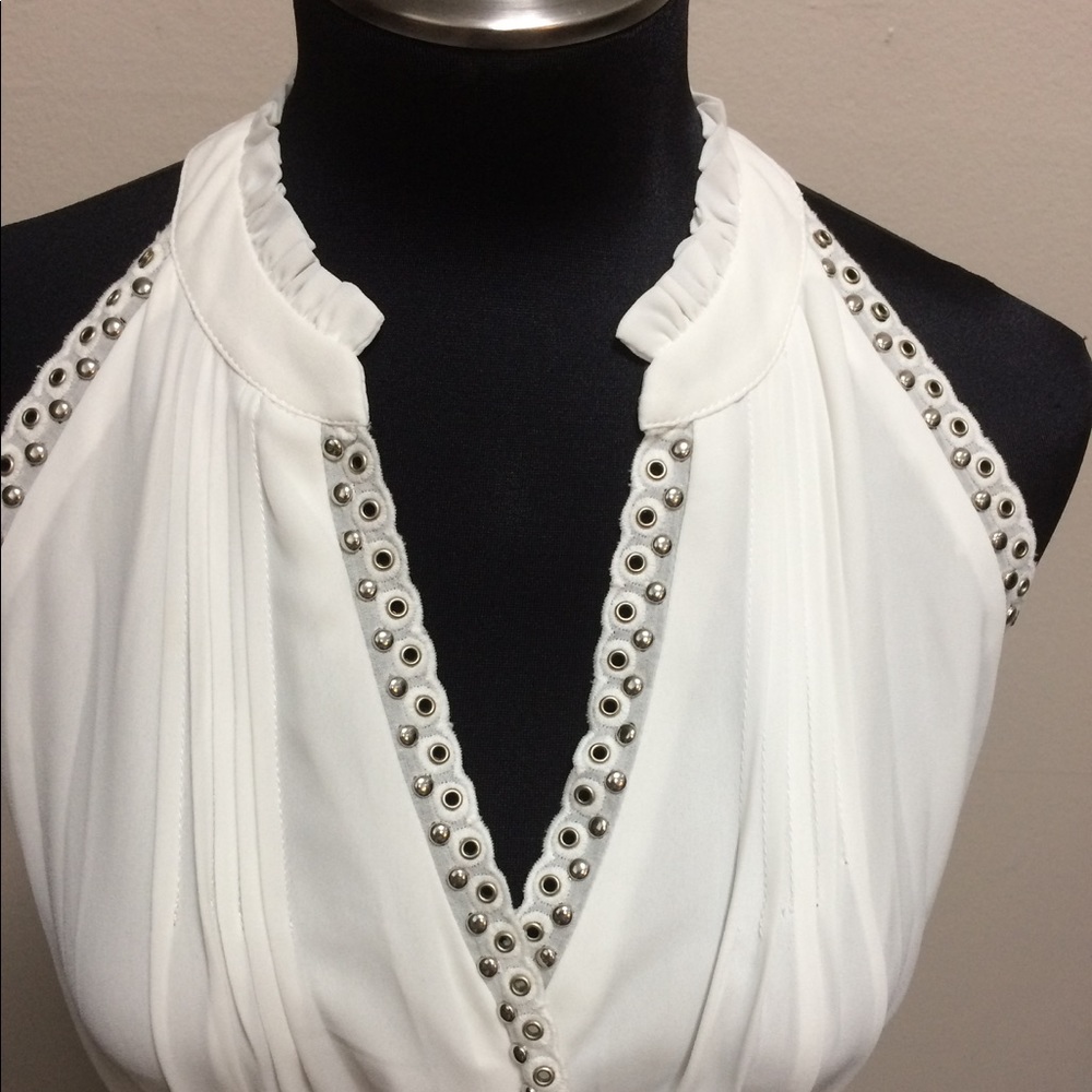 ***SOLD*** Greylin white dress NWOT-bridal shower - Picture 2 of 8