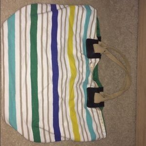Striped Tote Bag