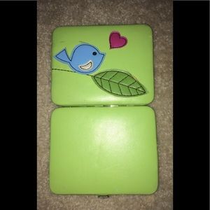 Green Snap-Shut Wallet