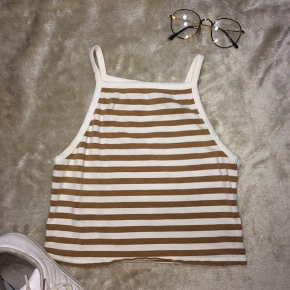 High-Neck Crop Top