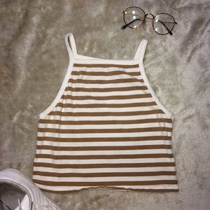 High-Neck Crop Top