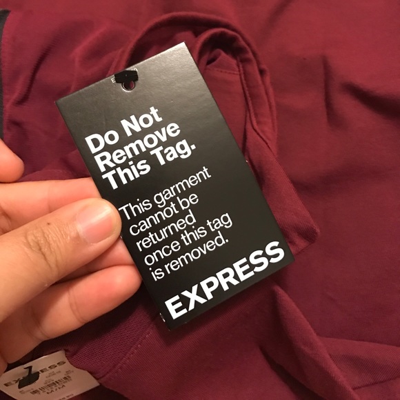 Fit & Flare Deep Burgundy Dress from Express 🍷✨✨ - Picture 7 of 8