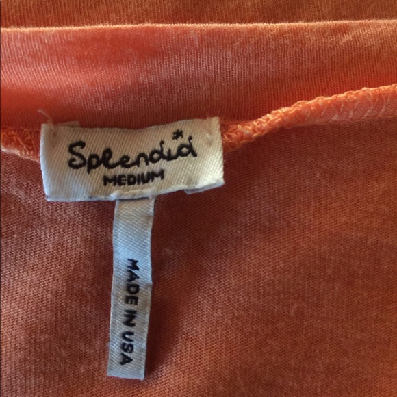 Long sleeve style T orange with candy corn scarf - Picture 5 of 5