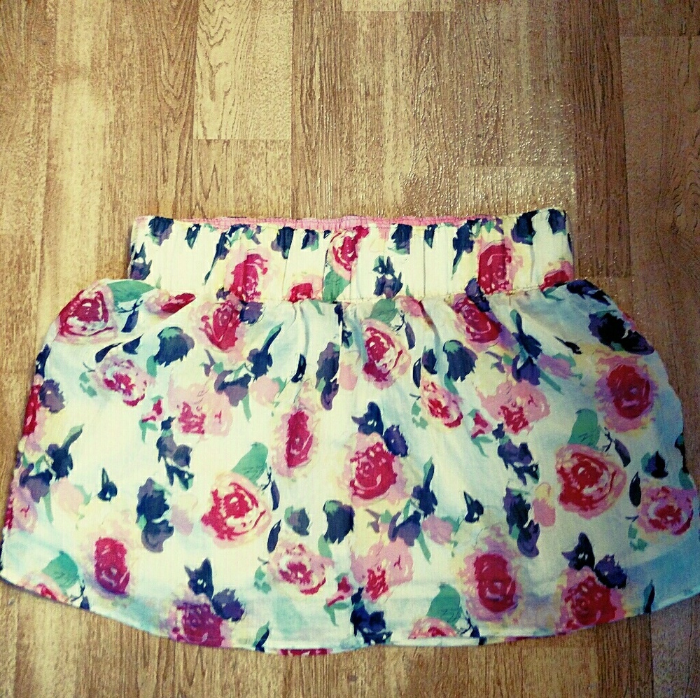 Floral Mini Skirt
