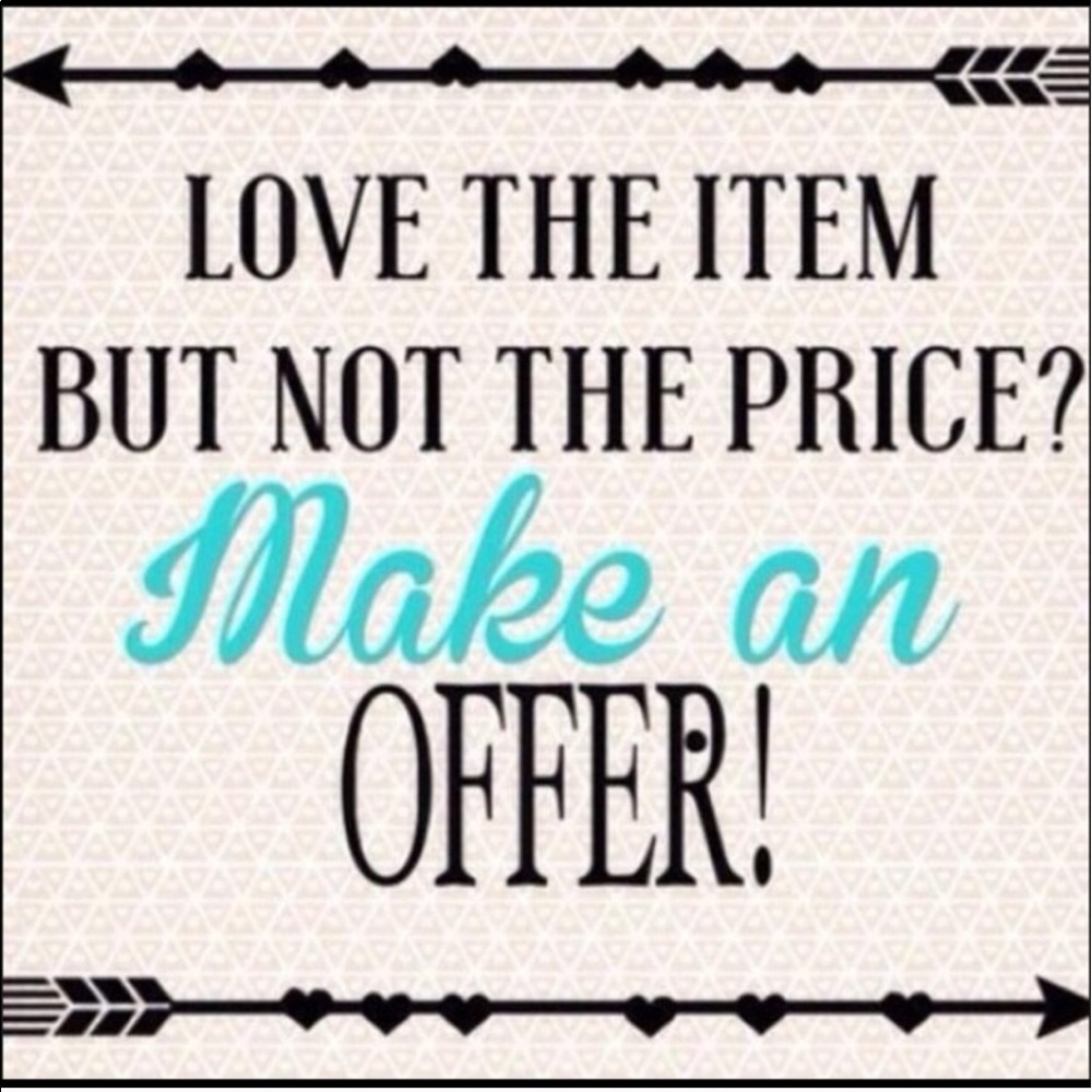 I accept most offer. 😃