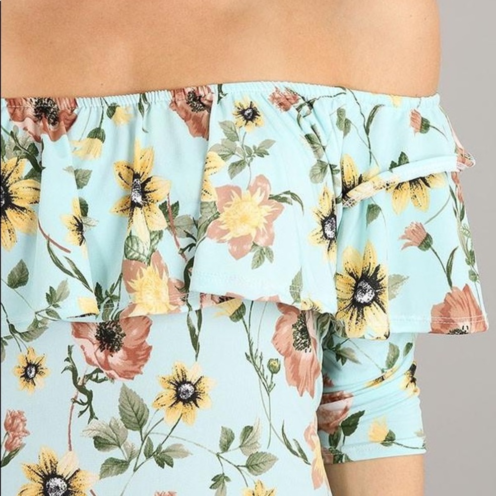 Double Ruffle Campesina Top - Picture 5 of 6