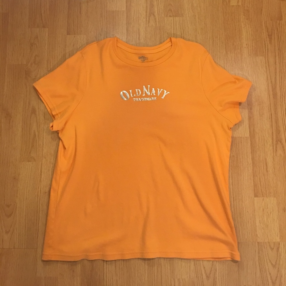 APRICOT OLD NAVY SHORT SLEEVE WOMEN'S TEE