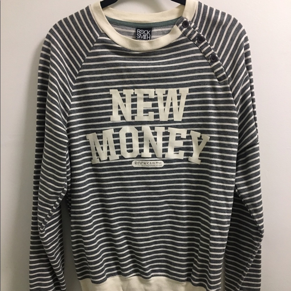 Rocksmith "new money" crew neck sweater