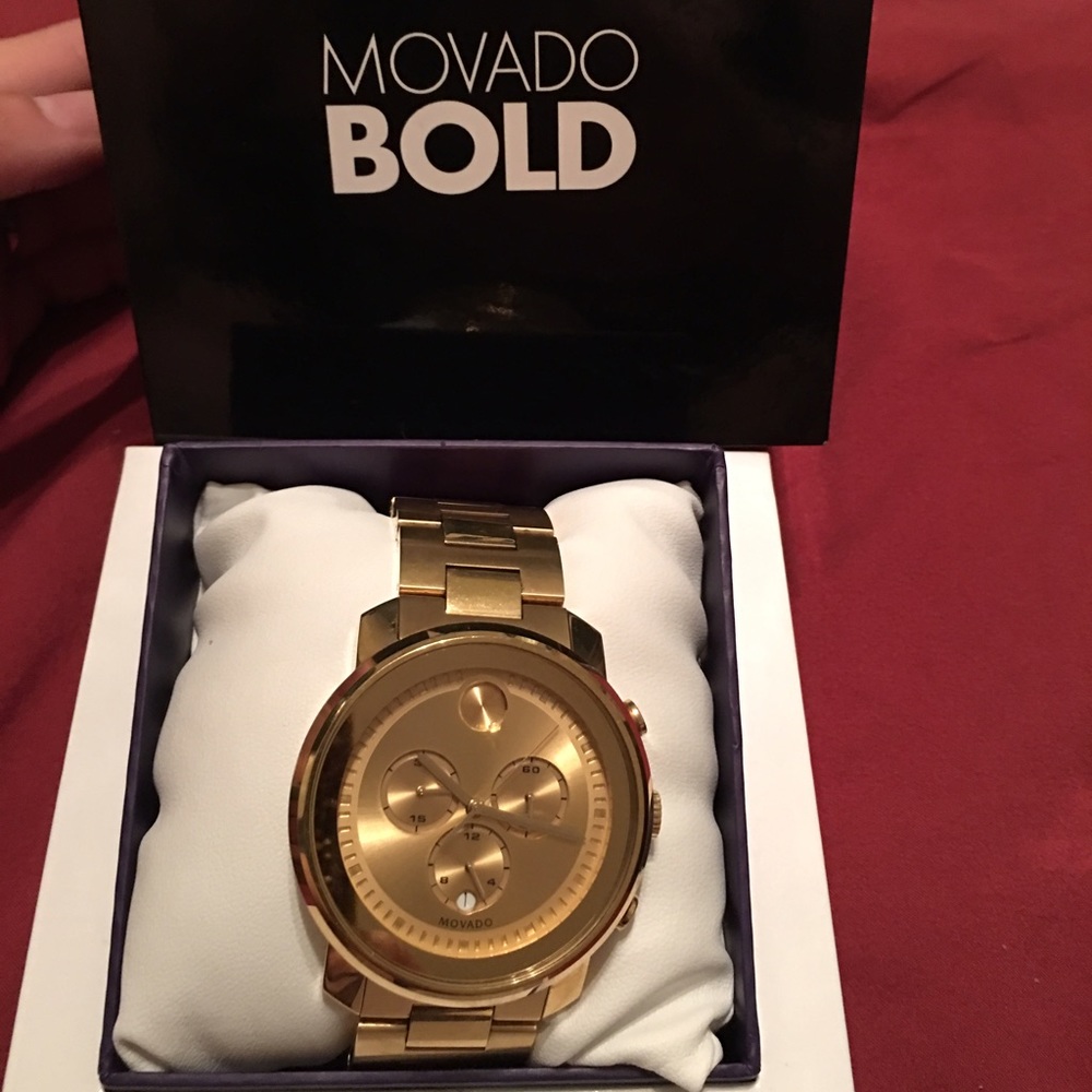 SOLD MAKE AN OFFER Movado BOLD chronograph, 44 mm