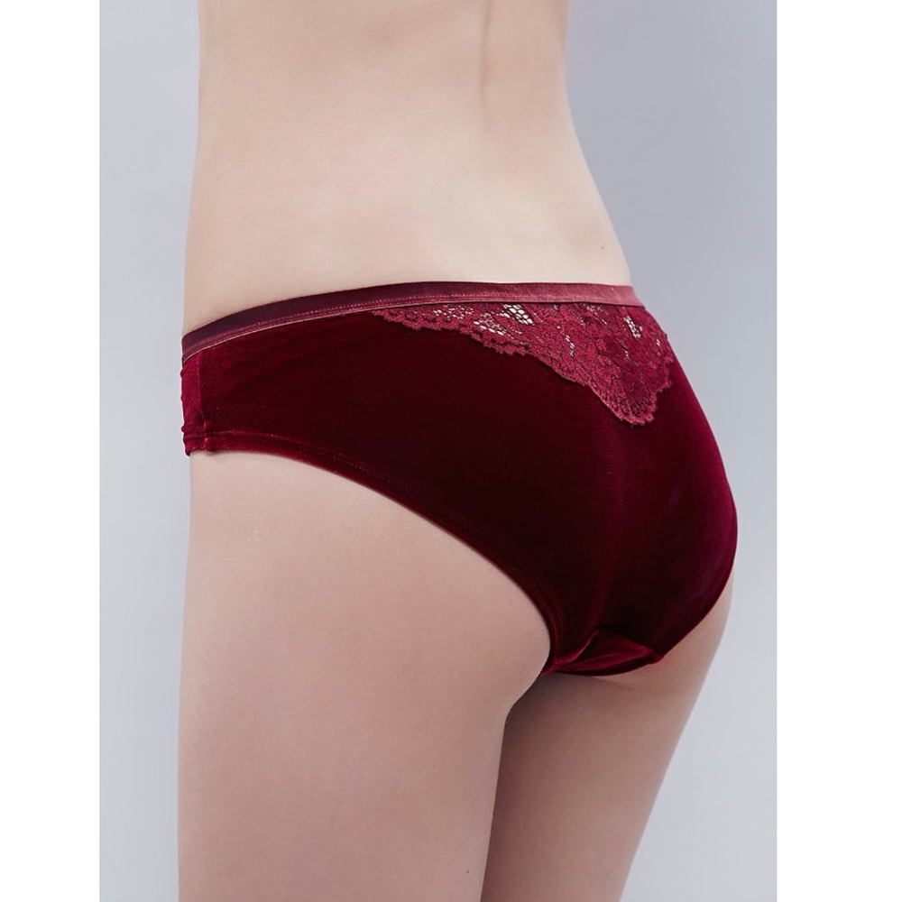 Free People Light and Shadow Velvet Undies