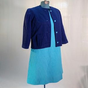 Vintage 1960s handmade dress and jacket set