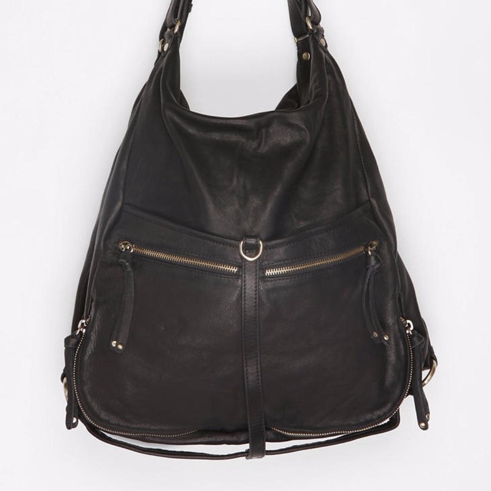 Sabina Oversized Hobo Leather Bag