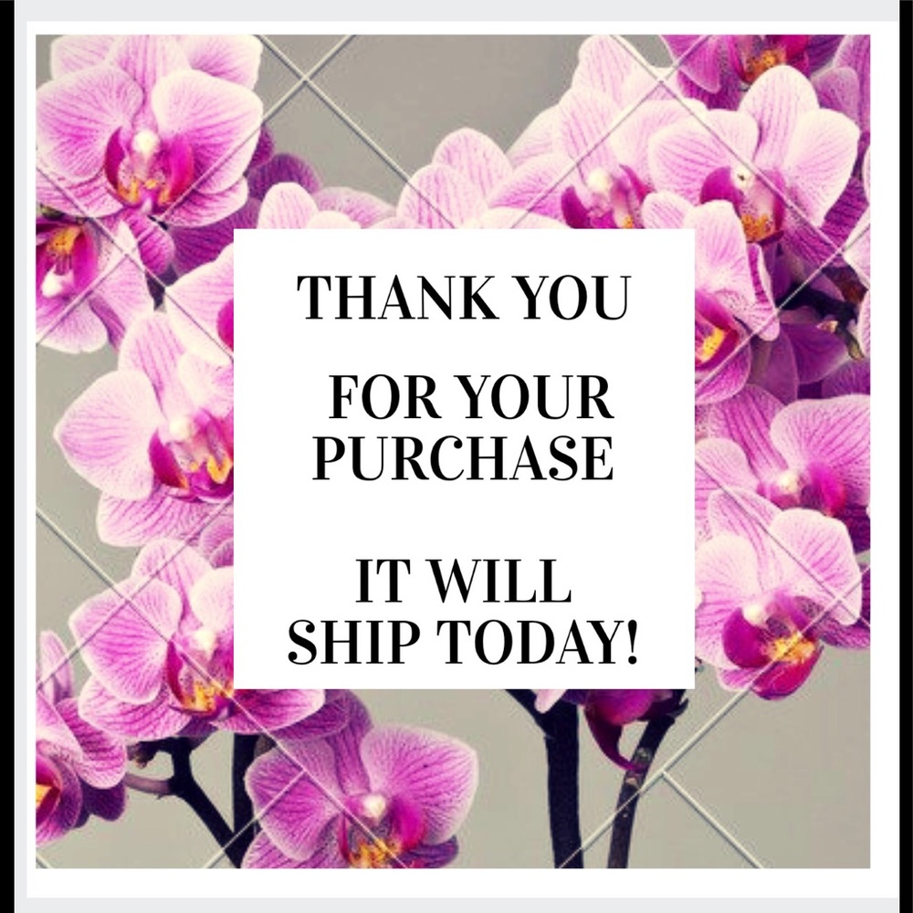 Thank you! Shipping today!