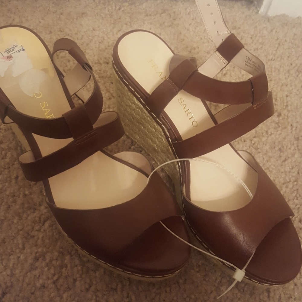 Gorgeous brand new Franco Sarto wedges