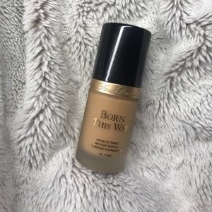 too faced born this way foundation: warm beige