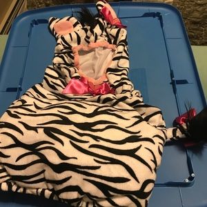 Baby Girl Zebra Costume 9 to 12 months